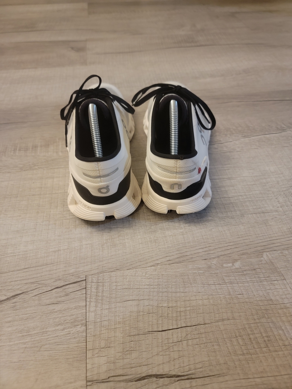 On Running Women's White and Black Athletic Shoes - Picture 3 of 9